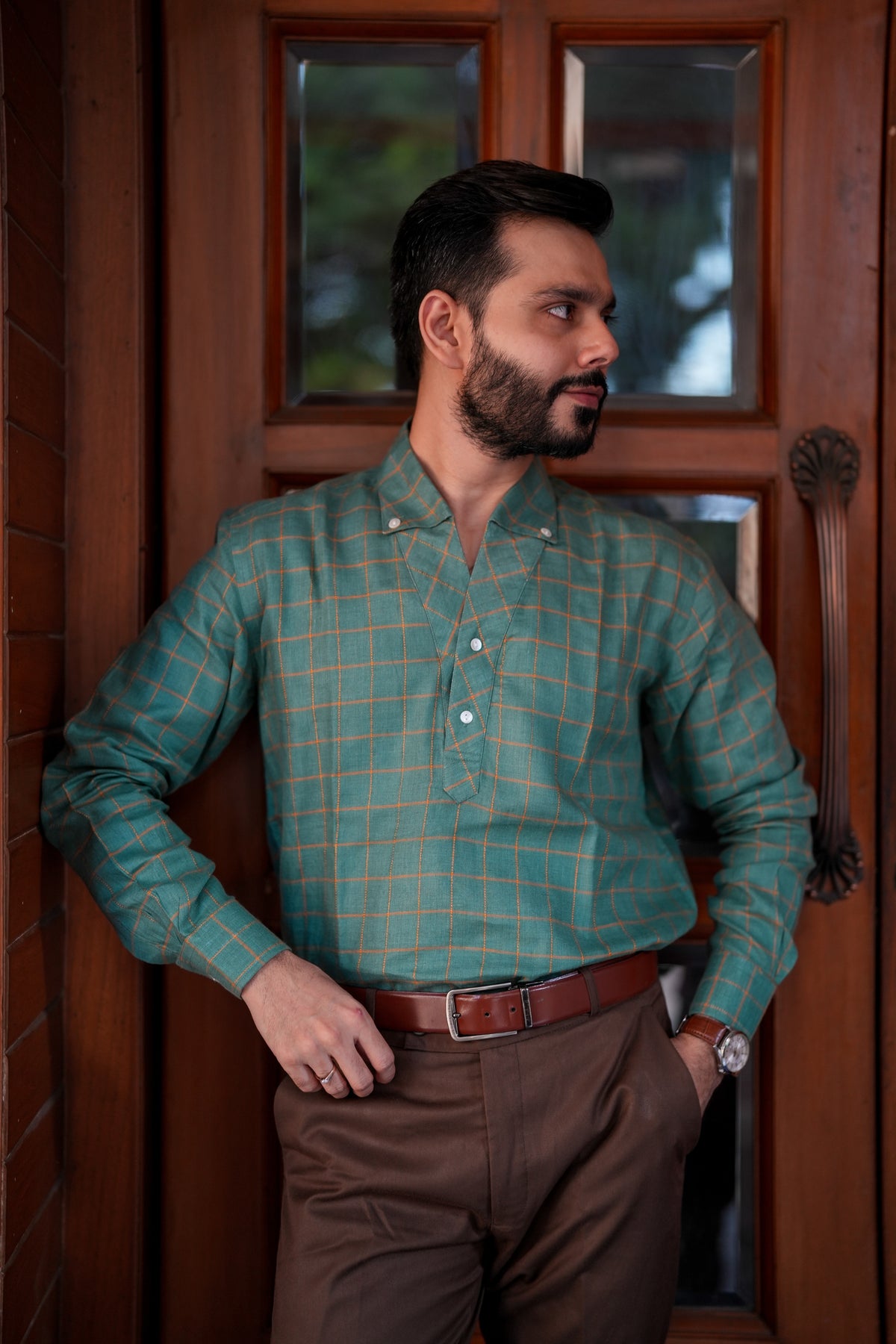 Sage Linen Shirt