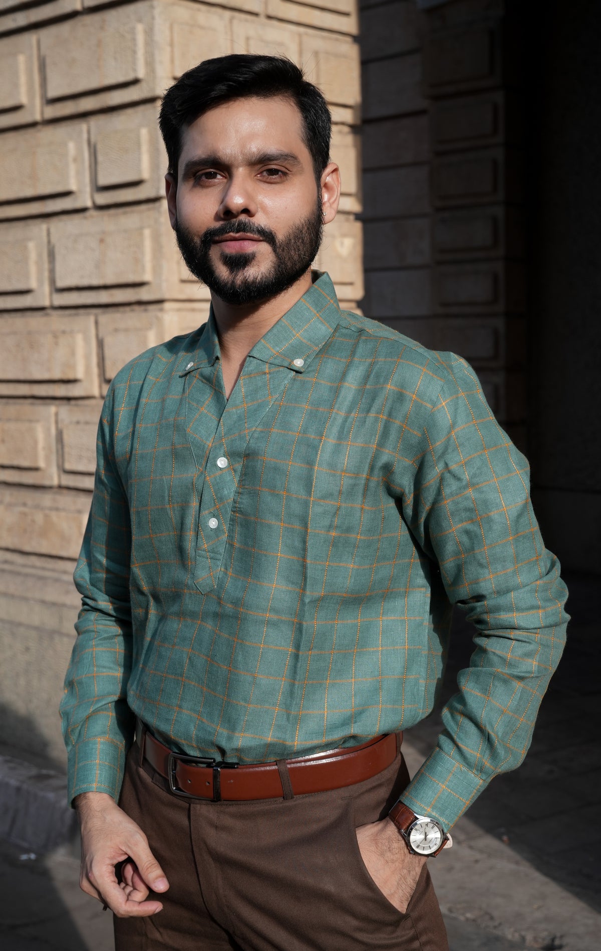 Sage Linen Shirt