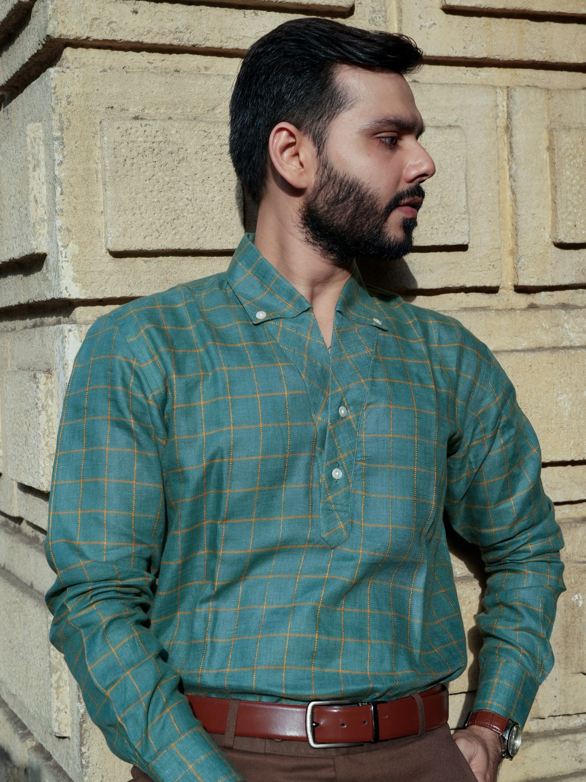 Sage Linen Shirt